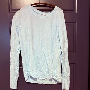 Athleta Aqua Blue Sweatshirt